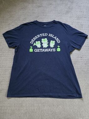 Nintendo Navy Short-Sleeve Graphic Tee with Lime Green Print